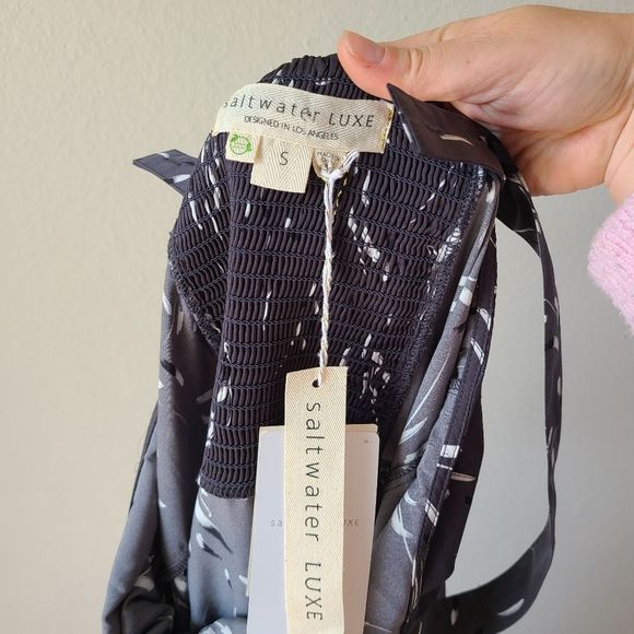 Saltwater LUXE Button Front Maxi Dress Small - Picture 4 of 8